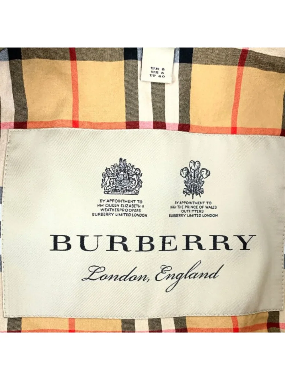 Burberry Dark Green Cotton Double-Breasted Belted Trench Coat - Picture 5 of 7